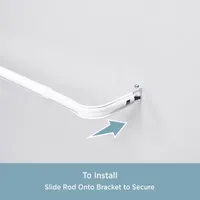 Kenney Superior Hold Premium Lockseam 1 Adjustable Curtain Rod