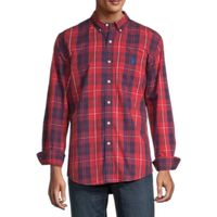 U.S. Polo Assn. Mens Long Sleeve Classic Fit Embroidered Button-Down Shirt