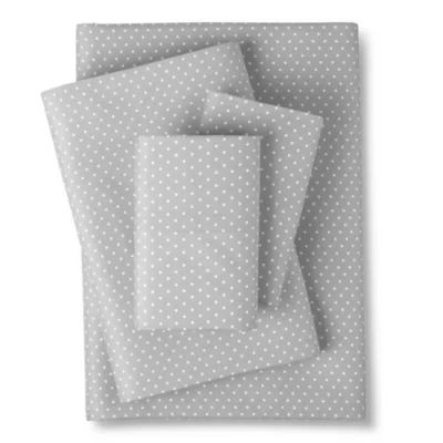 1800 Count Pin Dot Print Microfiber Sheet Set