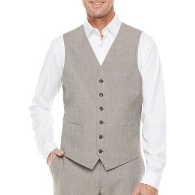 Stafford Coolmax All Season Mens Big and Tall Stretch Fabric Classic Fit Suit Vest