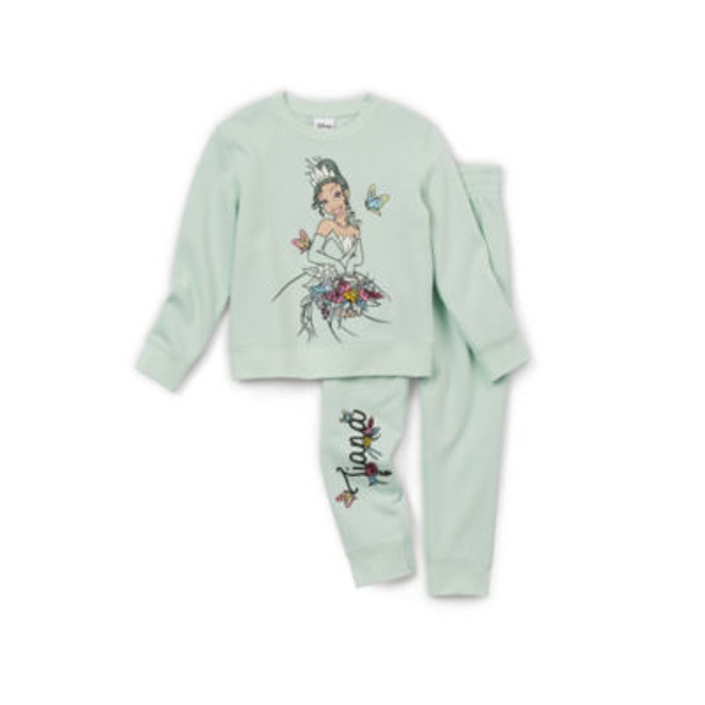 Disney Tiana Little & Big Kid Girls 2-pc. Princess Princess & The Frog Pant Set