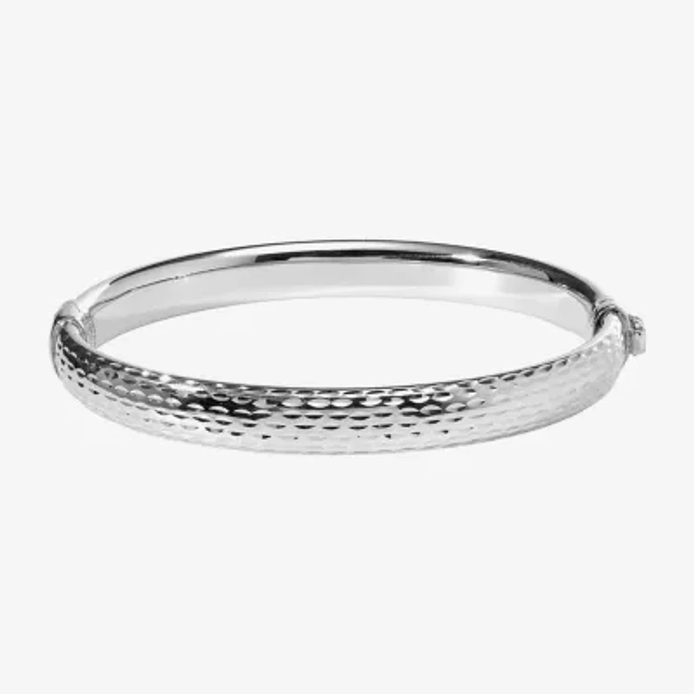 Womens Sterling Silver Bangle Bracelet