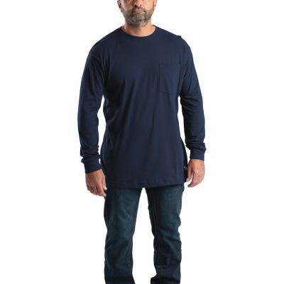 Berne Heavyweight Mens Crew Neck Long Sleeve T-Shirt