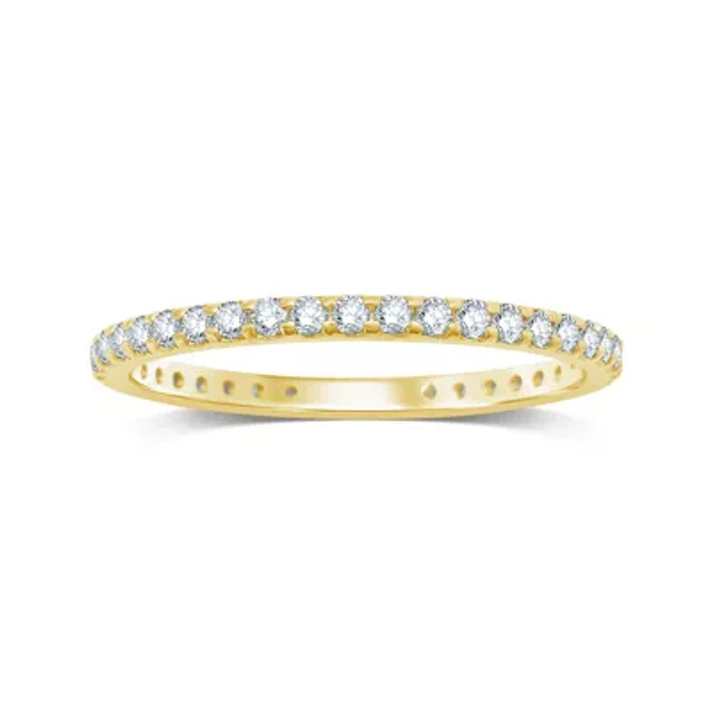 1/2 CT.T.W. Natural Diamond 14K Yellow Gold Eternity Band