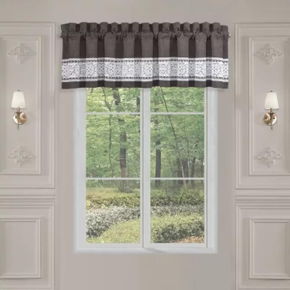 Queen Street Florence Window Straight Valance Rod Pocket Tailored Valance