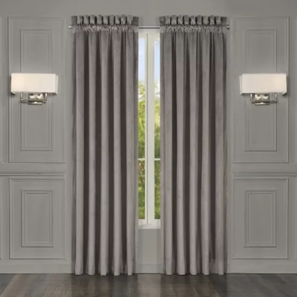 Queen Street Belford Rod Pocket Light-Filtering Set of 2 Curtain Panel