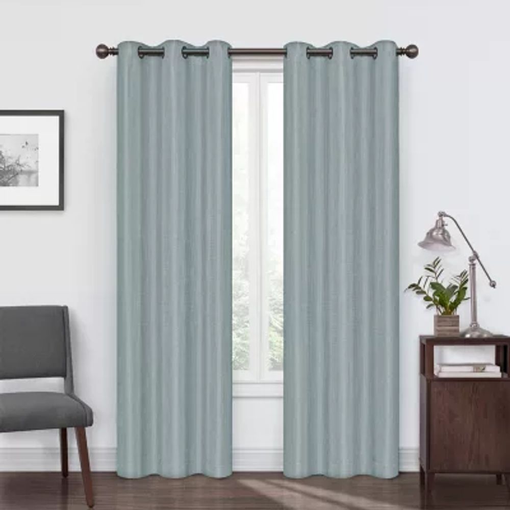 Eclipse Reagan Grommet Top Blackout Single Curtain Panel