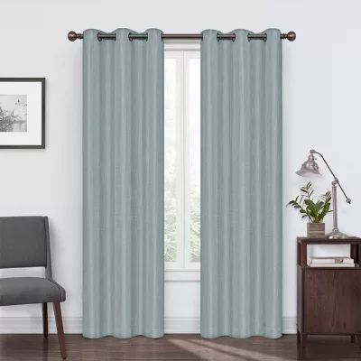 Eclipse Reagan Grommet Top Blackout Single Curtain Panel
