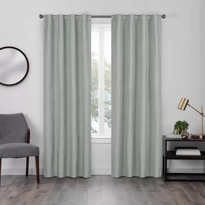Eclipse Walken Rod Pocket Back Tab Blackout Single Curtain Panel