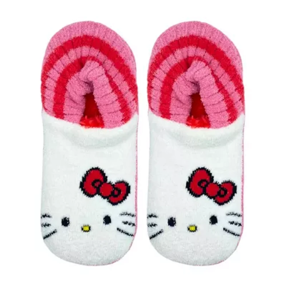 Womens Multi-Pack 1 Pair Hello Kitty Slipper Socks