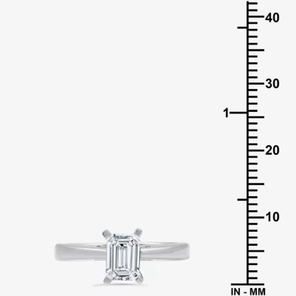 I Said Yes (G / Si1-Si2) Womens 1 1/4 CT. T.W. Lab Grown White Diamond Sterling Silver Solitaire Bridal Set