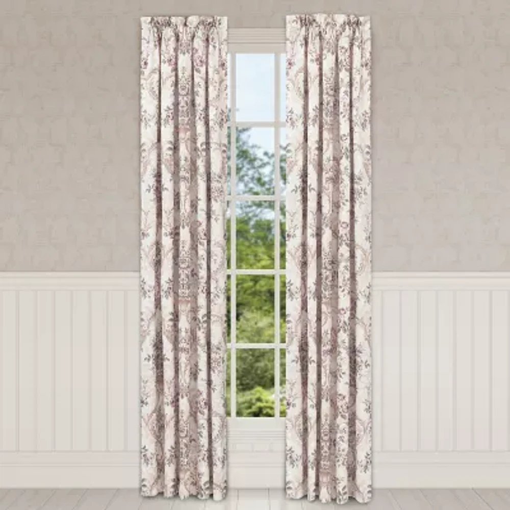 Queen Street Amagansett Rod Pocket Blackout Set of 2 Curtain Panel