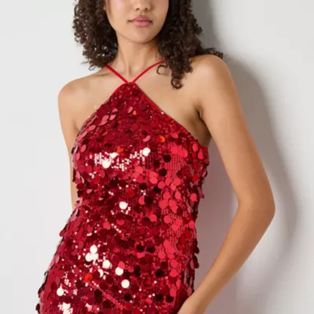 by&by Womens Sleeveless Juniors Bodycon Dress