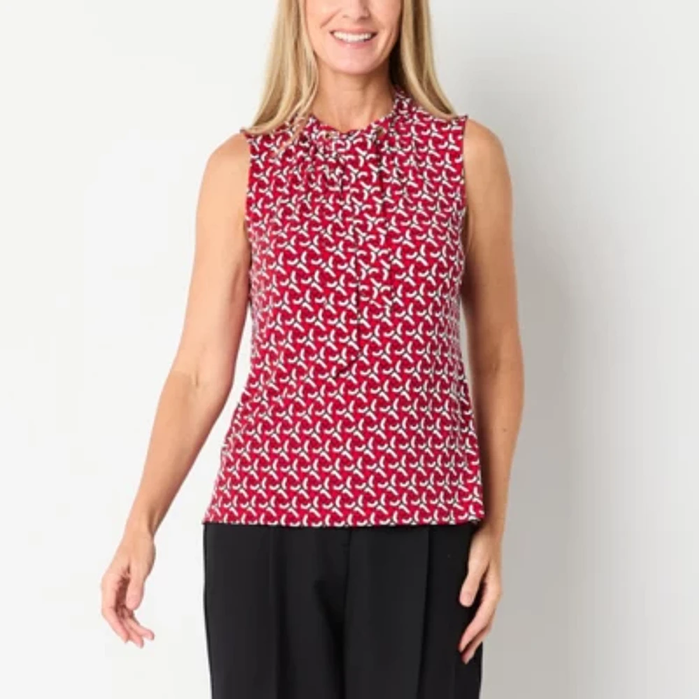 Liz Claiborne Womens Sleeveless Blouse