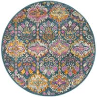 Safavieh Madison Collection Alina Geometric Round Area Rug