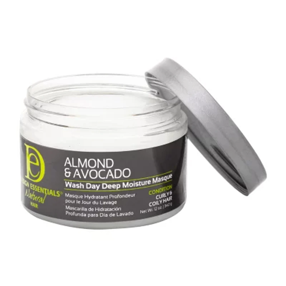 Design Essentials Almond & Avocado Wash Day Deep Moisture Hair Mask 12 oz.