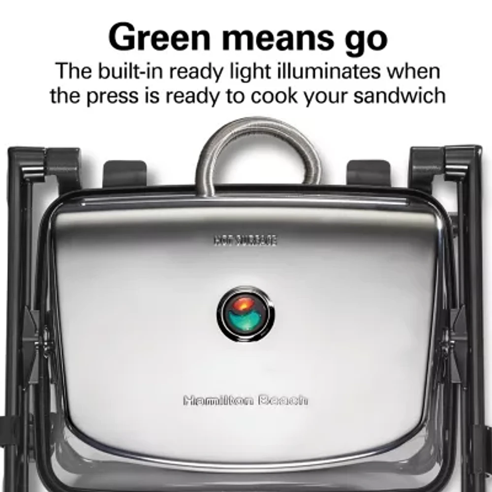 Hamilton Beach® Panini Press Gourmet Sandwich Maker