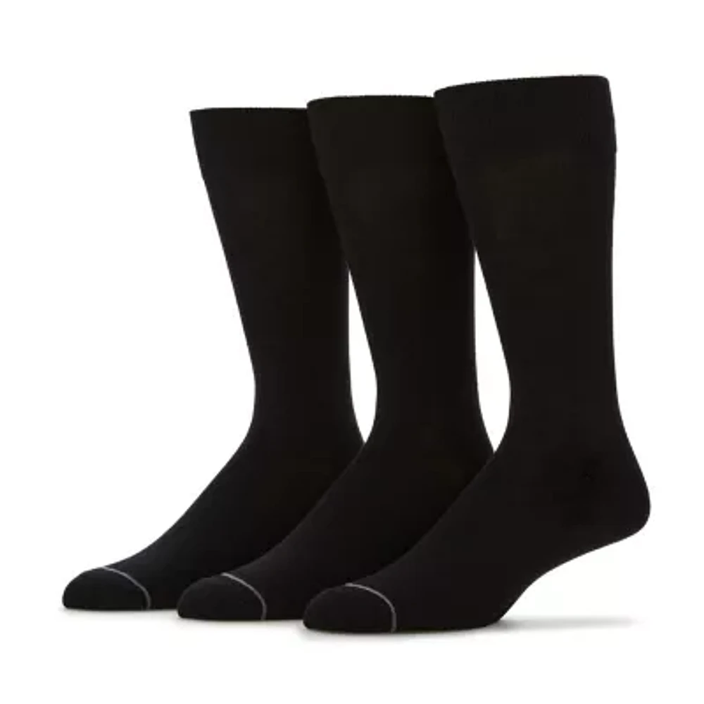 Stafford Super Soft Lux Mens 3 Pair Crew Socks