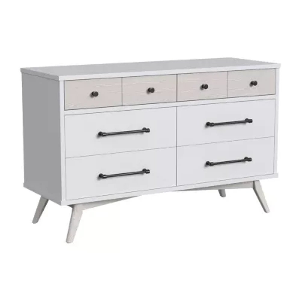 Westwood Design Rowan Youth 6-Drawer Dresser in Ash Linen