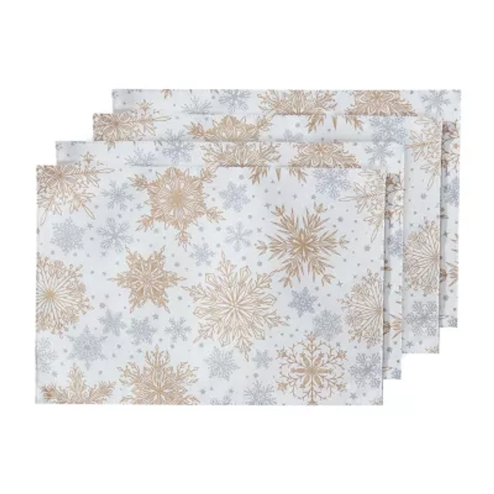 Avanti Snowflakes 4-pc. Placemat