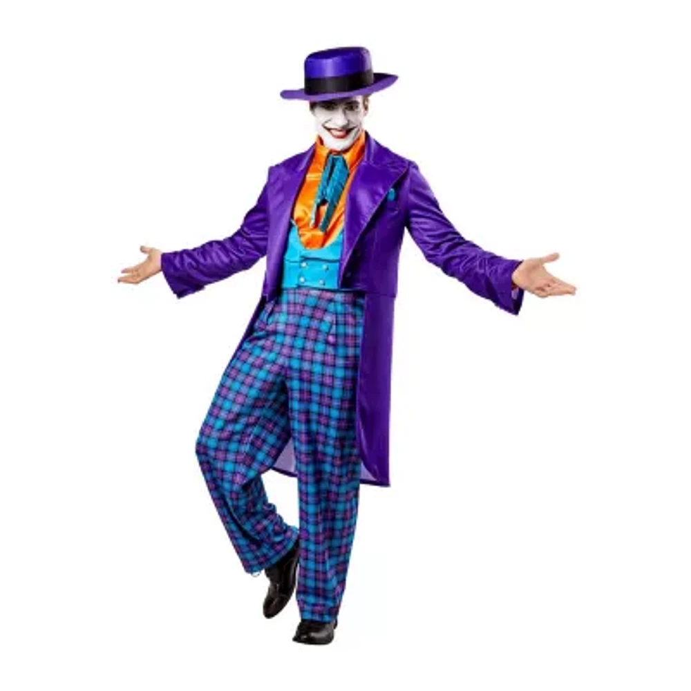 Mens Batman 1989 The Joker Deluxe DC Comics 6-pc. Costume Set