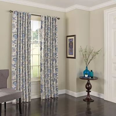 Eclipse Nina Rod Pocket Back Tab Blackout Single Curtain Panel