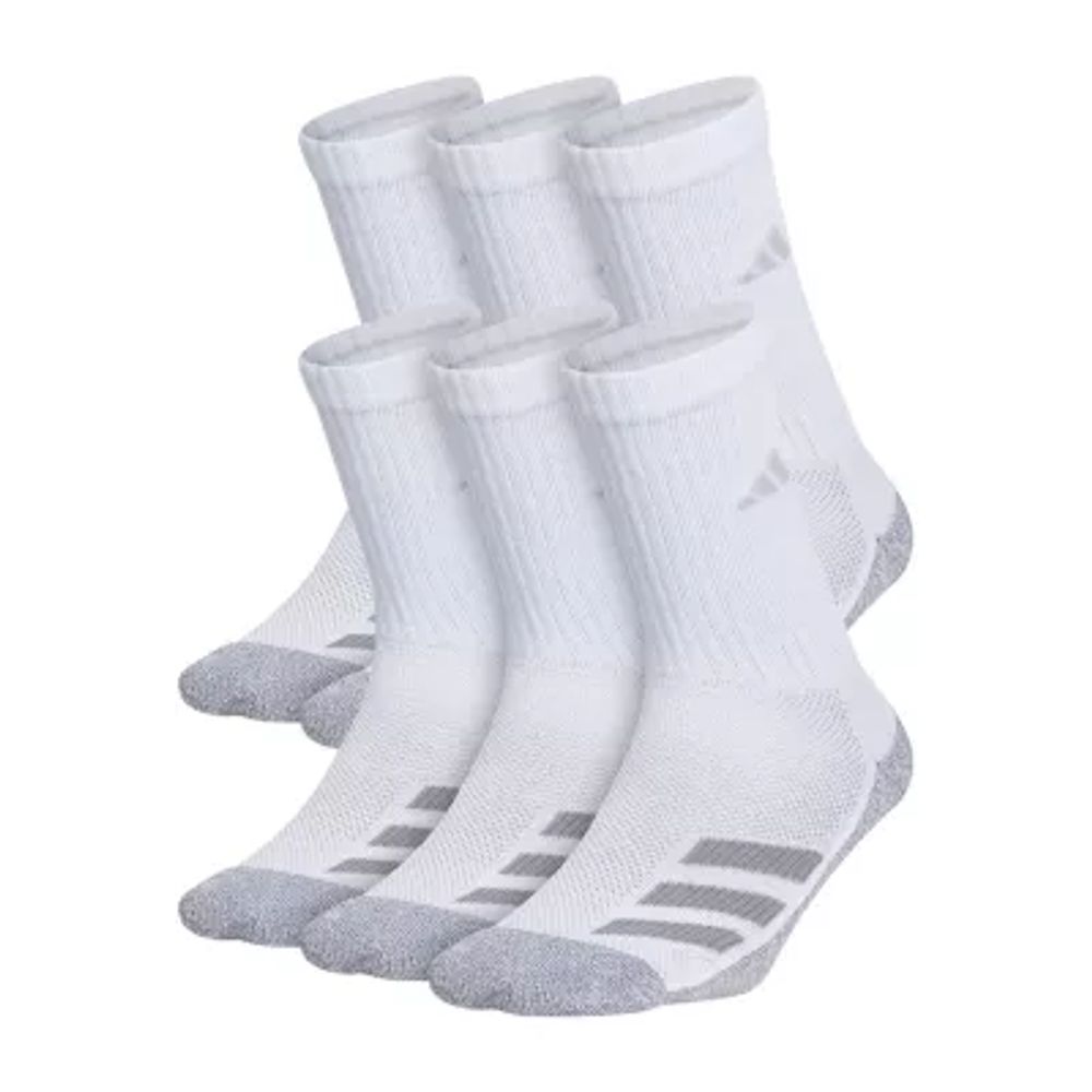 adidas Big Kid Boys 6 Pair Crew Socks