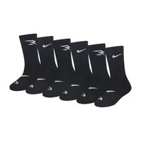 Nike 3BRAND by Russell Wilson Big Kid Boys 6 Pair Crew Socks