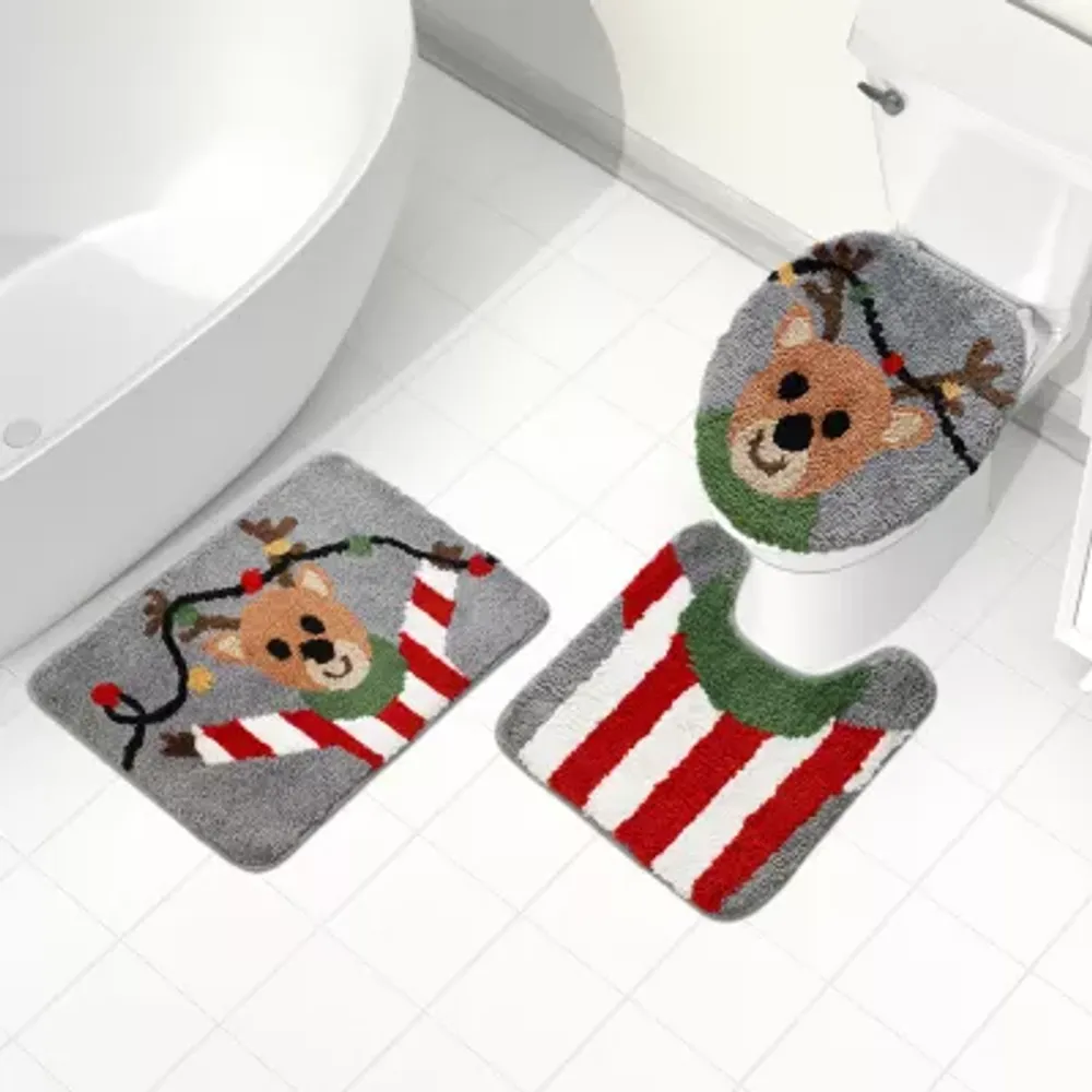 Avanti Reindeer Games 3-pc. Bath Rug Set