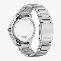 Citizen Mens Silver Tone Stainless Steel Bracelet Watch Aw0110-58e