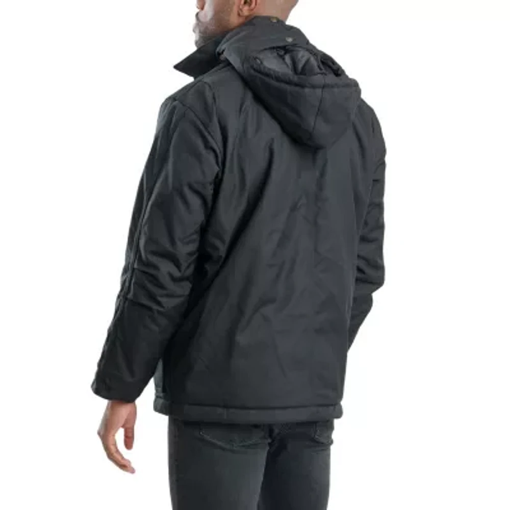 Berne Icecap Insulated Chore Mens Hooded Midweight Work Raincoat