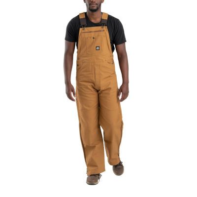 Berne Slab Unlined Duck Bib Mens Workwear Overall