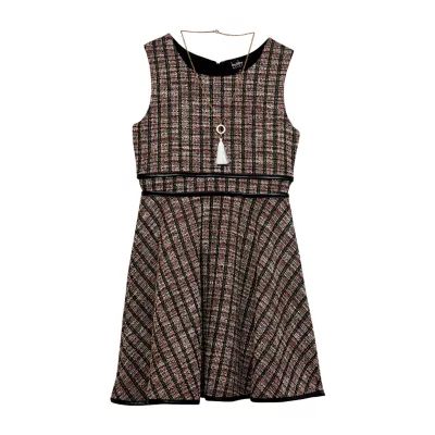 Byer California Big Girls Sleeveless Skater Dress
