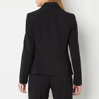 Black Label by Evan-Picone Womens Classic Fit Suit Jacket
