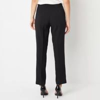 Black Label by Evan-Picone Crepe Womens Straight Fit Suit Pant