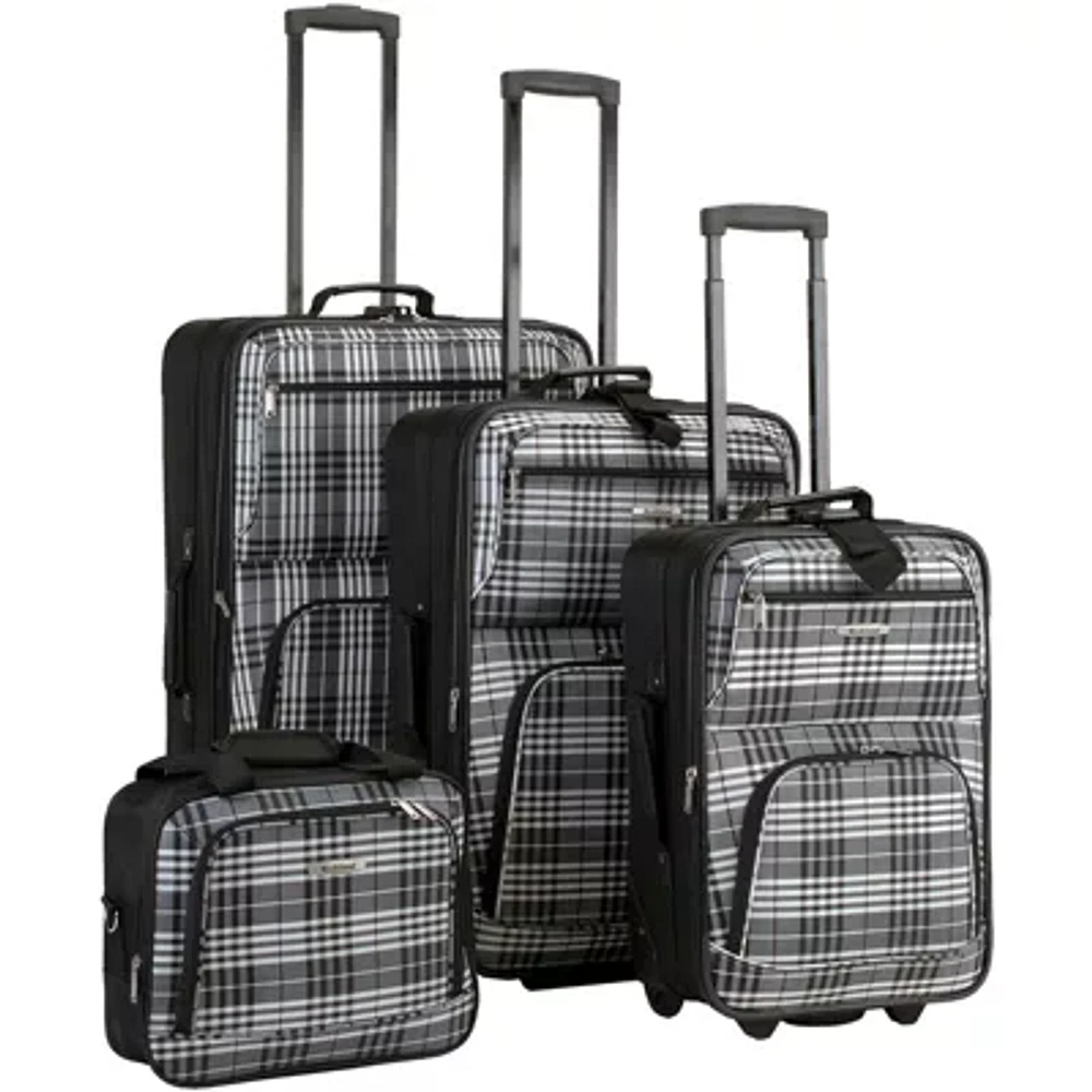 Rockland Fashion 4-pc. Softside Luggage Set
