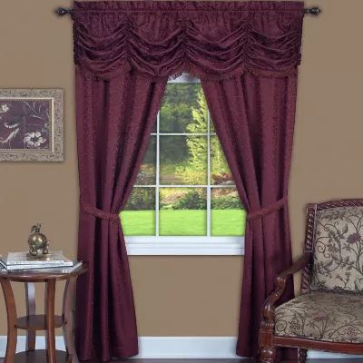 Panache Rod Pocket Light-Filtering Curtain Panel