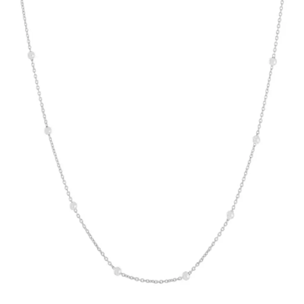 Silver Treasures Made Italy Sterling 16"- 30" Chain Necklace