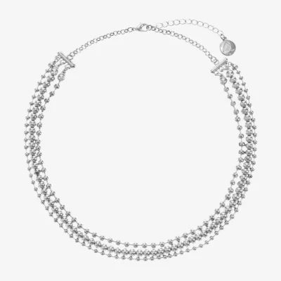 Liz Claiborne Womens Inch Collar Necklace