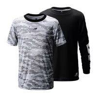 New Balance Big Kid Boys Crew Neck Long Sleeve Regular Fit 2-pc. Graphic T-Shirt