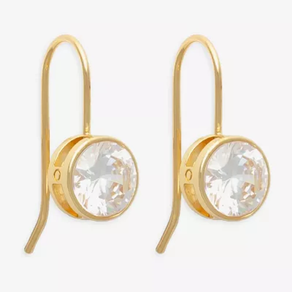 Mixit Womens Cubic Zirconia Drop Earrings