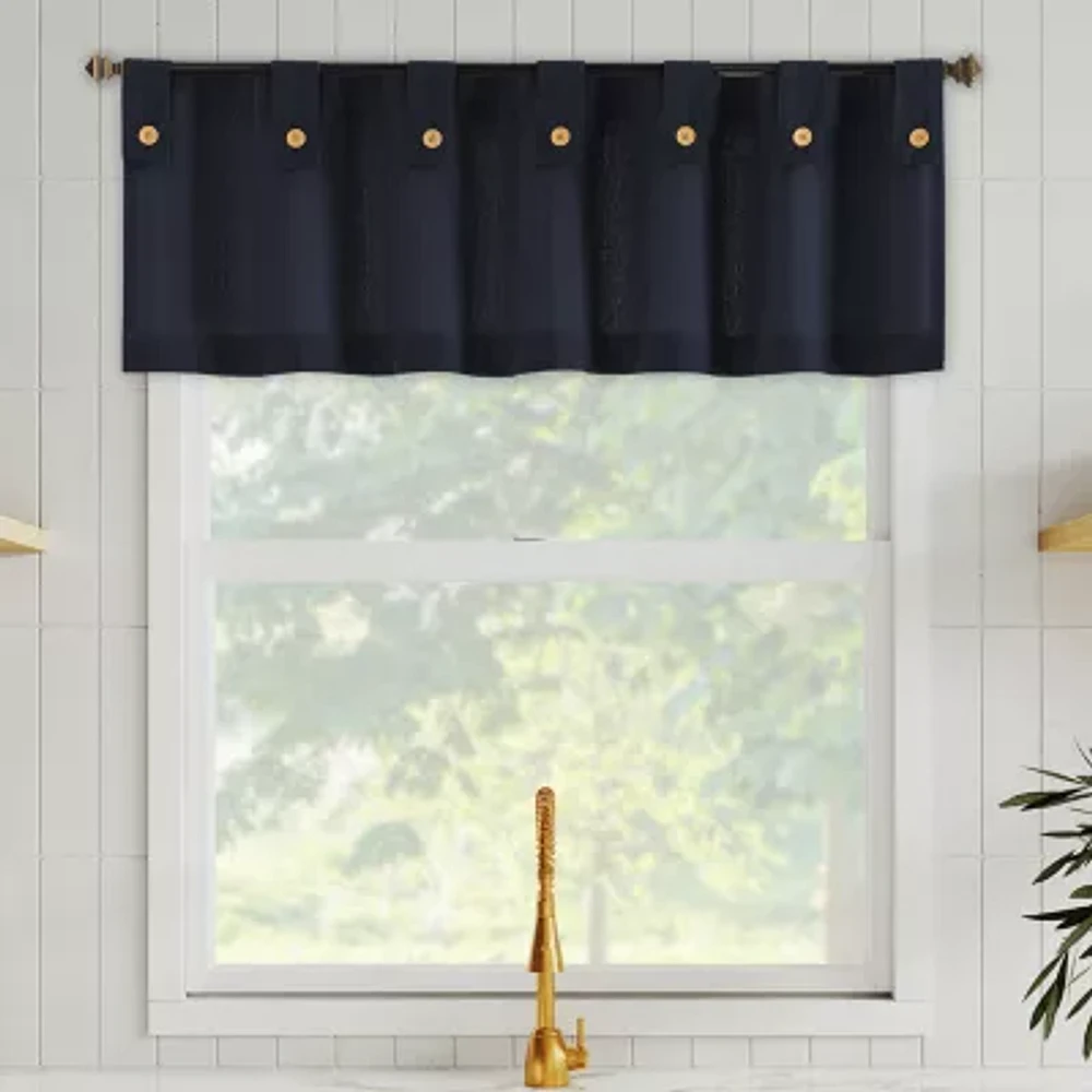 Archaeo Boulder Tab Top Tailored Valance