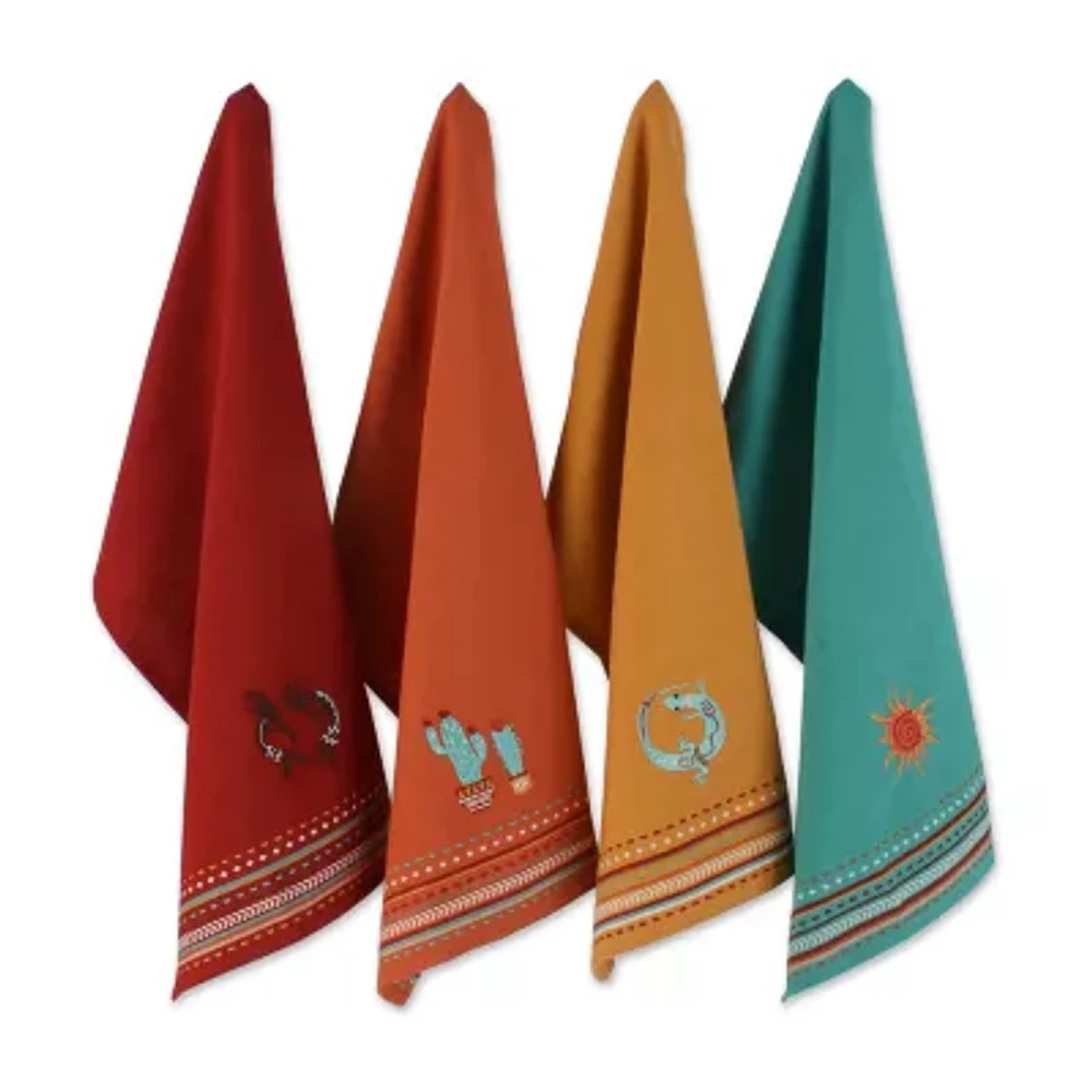 Design Imports Embellished 4-pc. Dish Cloth Set