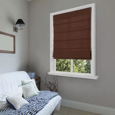 Austin Fabric Cordless Light-Filtering Roman Shade