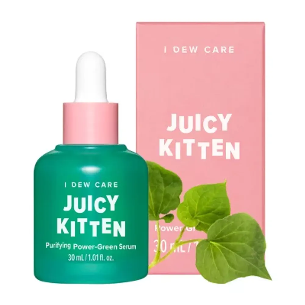 I Dew Care Juicy Kitten: Purifying Green Serum Face Treatment