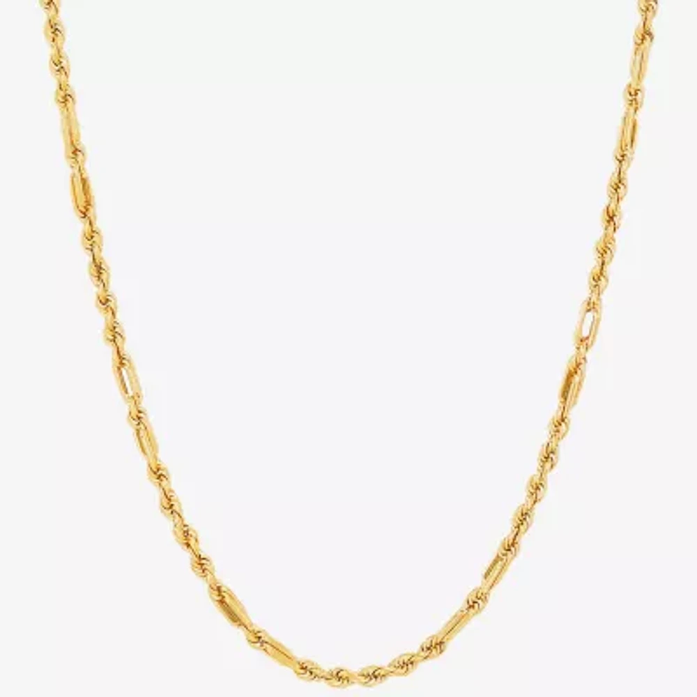 Womens 14K Gold 20 Inch Link Necklace