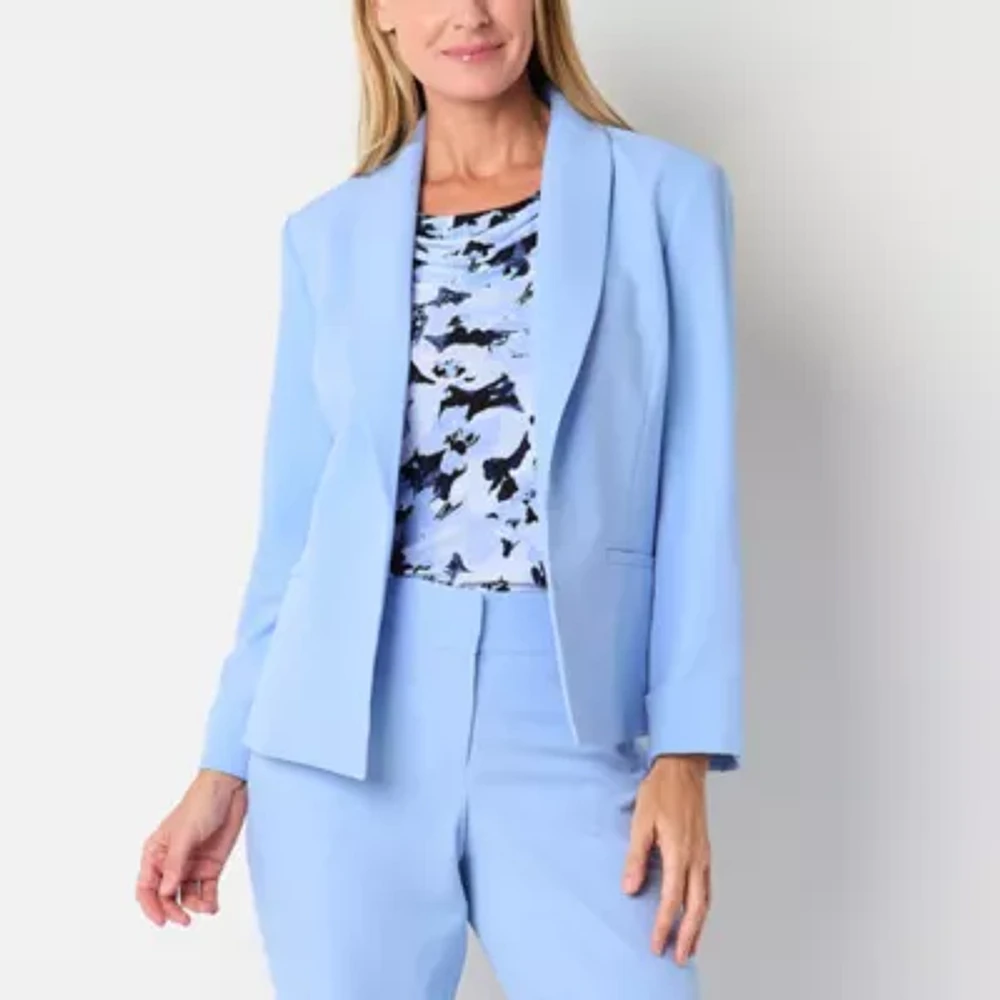 Black Label by Evan-Picone Womens Classic Fit Suit Jacket