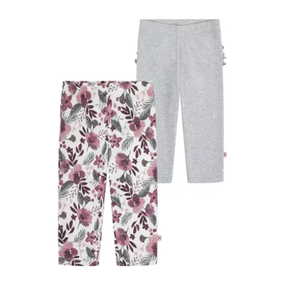 Huggies Baby Girls Straight Mid Rise Regular Fit Pull-On Pant