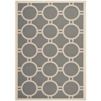 Safavieh Courtyard Collection Shag Geometric Indoor/Outdoor Area Rug