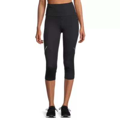 Xersion Run Womens Quick Dry Ankle High Rise Regular Fit Workout Capris